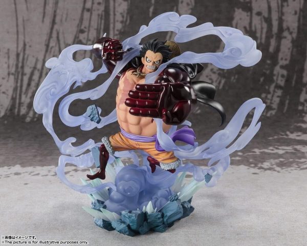 BANDAI Figuarts ZERO One Piece Monkey D. Luffy Gear 4 Figure JAPAN OFFICIAL Fashion