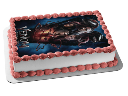 Venom: Let There Be Carnage Lady Jessica Eddie Brock Party Guest Edible Cake Topper Image ABPID54689 For Cheap