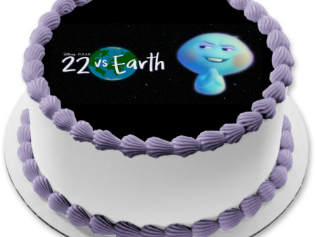 22 Vs. Earth Edible Cake Topper Image ABPID54851 Fashion