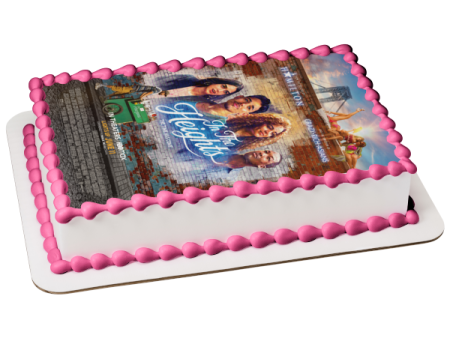 In the Heights Movie Poster Usnavi De La Vega Nina Vanessa Benny Edible Cake Topper Image ABPID54711 Online