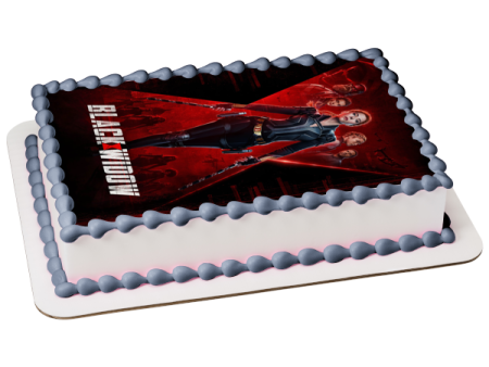 Black Widow White Widow Iron Maiden Red Guardian Edible Cake Topper Image ABPID54829 For Sale