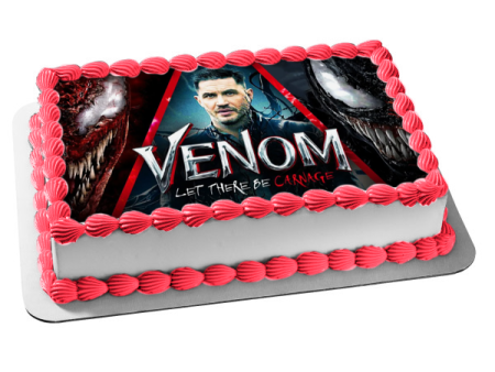 Venom: Let There Be Carnage Eddie Brock Edible Cake Topper Image ABPID54686 Sale