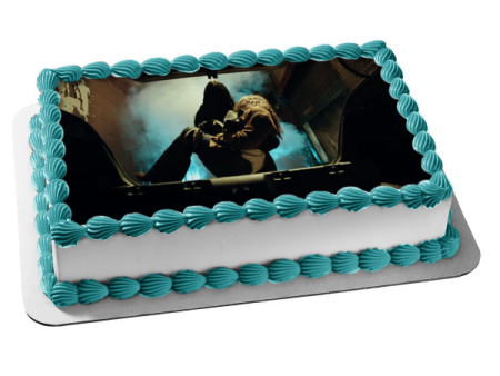 Malignant Madison Mitchell Being Put In a Car Trunk Edible Cake Topper Image ABPID54746 Online Hot Sale