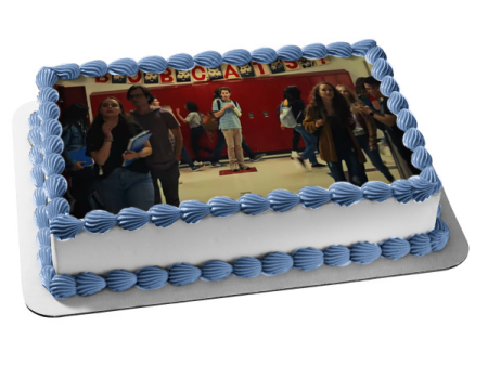 Dear Evan Hansen Evan In School at Lockers Edible Cake Topper Image ABPID54700 Cheap