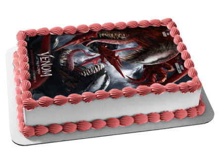 Venom: Let There Be Carnage Movie Poster Edible Cake Topper Image ABPID54688 Cheap