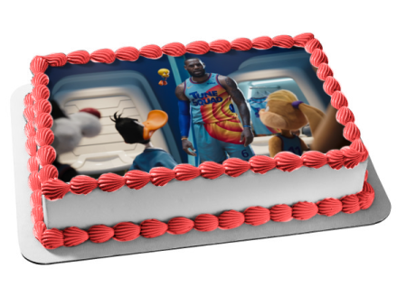 Space Jam: A New Legacy Lebron James Tweety Bird Edible Cake Topper Image ABPID54859 Online Sale