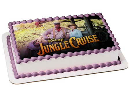 Jungle Cruise Frank Dr. Lily Houghton Edible Cake Topper Image ABPID54841 Online Hot Sale