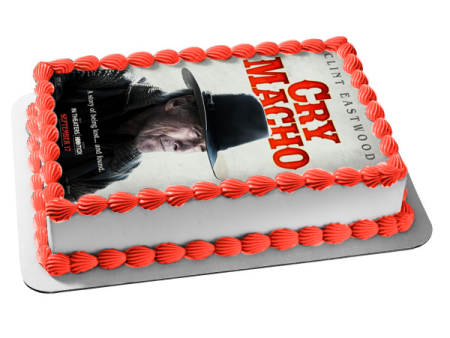 Cry Macho Movie Poster Miko Edible Cake Topper Image ABPID54796 For Sale