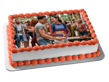 In the Heights Usnavi De La Vega Nina Dancing Edible Cake Topper Image ABPID54710 For Discount