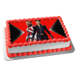 Black Widow Iron Maiden Red Guardian Edible Cake Topper Image ABPID54826 on Sale