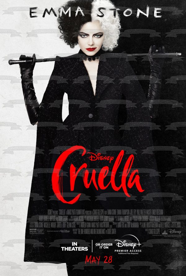 Cruella Movie Poster Edible Cake Topper Image ABPID54675 Online