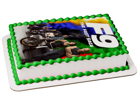 F9  Dominic Toretto  Mia Toretto Han Lue Edible Cake Topper Image ABPID54840 Online Hot Sale