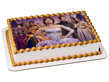 Cinderella Musical Prince Robert King Rowan Queen Beatrice Fairy Godmother Edible Cake Topper Image ABPID54717 For Cheap