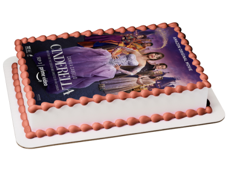 Cinderella Musical Movie Poster Prince Robert King Rowan Queen Beatrice Fairy Godmother Edible Cake Topper Image ABPID54720 Online