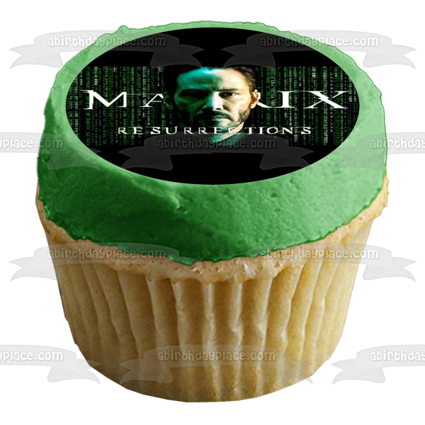 The Matrix Resurrections Neo Edible Cake Topper Image ABPID54729 Cheap