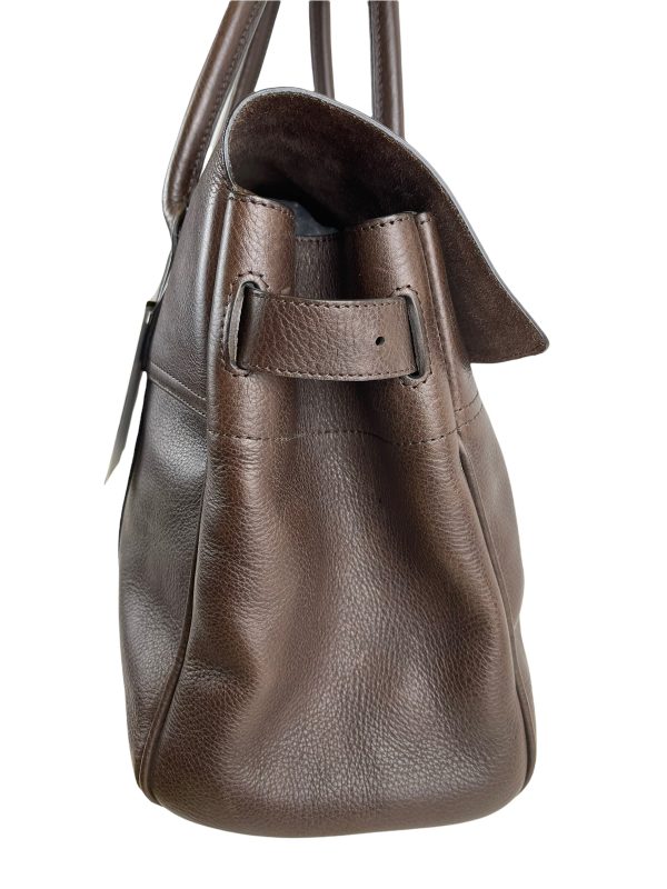 Mulberry Chocolate Brown Leather  Bayswater  Tote on Sale