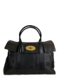 Mulberry Black Grained Leather  Bayswater  Tote Online now