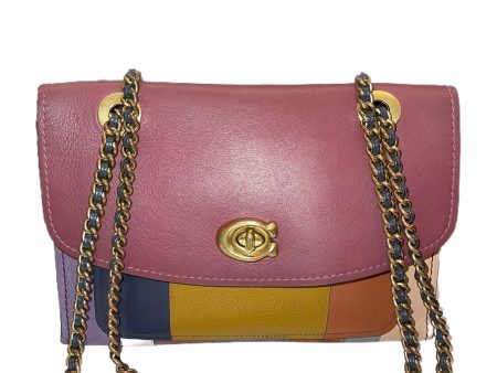 Coach Multicolour Leather Chain Handbag Cheap