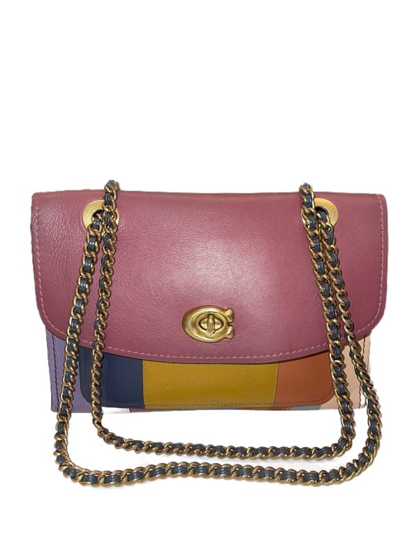 Coach Multicolour Leather Chain Handbag Cheap