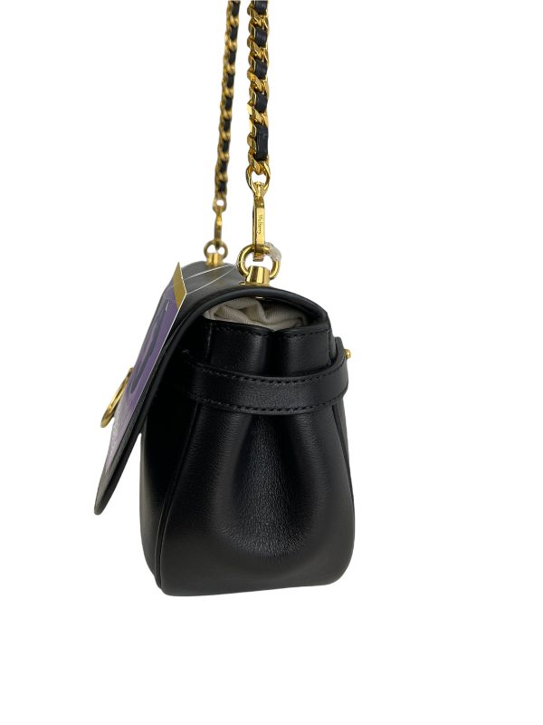 Mulberry Black Leather “East West Amberly” Shoulder Bag Online now