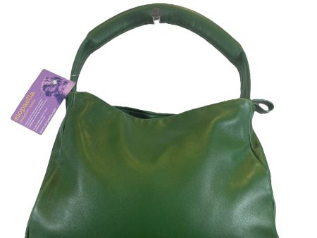 Fausto Santini Green Leather Hobo For Cheap