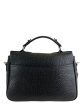 Mulberry Black Textured Leather   Bryn Satchel  Crossbody on Sale