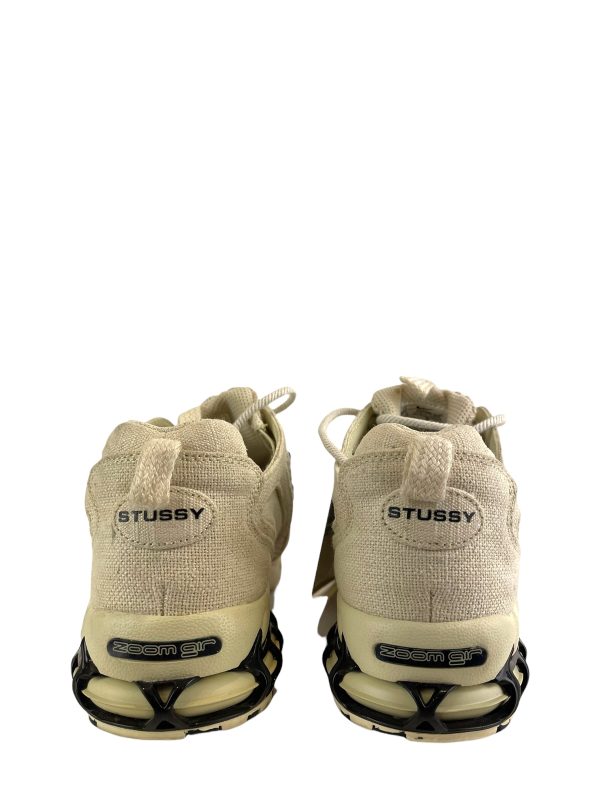 Nike x Stussy Cream Canvas Trainers- UK 9 Online