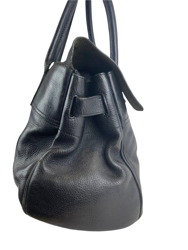 Mulberry Black Leather Bayswater Tote For Sale