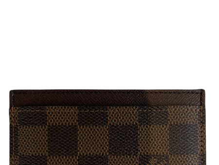 Louis Vuitton Damier Ebene Canvas Cardholder Discount