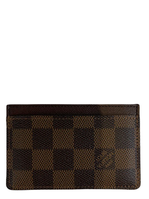 Louis Vuitton Damier Ebene Canvas Cardholder Discount