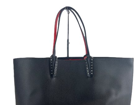 Christian Louboutin Black Leather “Cabata East West” Tote For Cheap