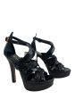 Prada Black Leather Strappy Heels- EU 36 Online Hot Sale