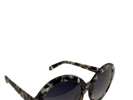 Leia Monochrome Tortoiseshell Sunglasses Cheap