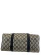 Gucci Vintage Monogram Canvas Vintage Web  Boston  Tote For Sale