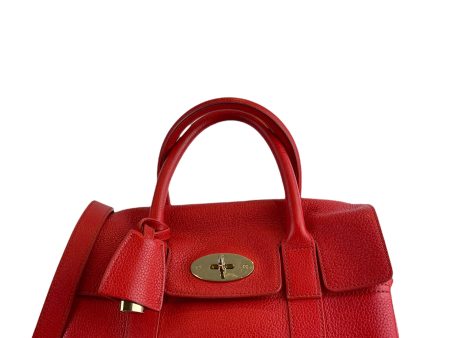 Mulberry Red Leather Mini ‘Bayswater’ Crossbody Fashion