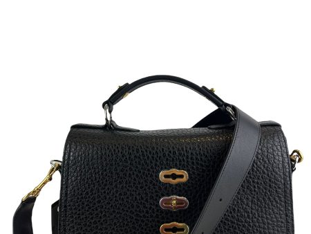 Mulberry Black Textured Leather   Bryn Satchel  Crossbody on Sale