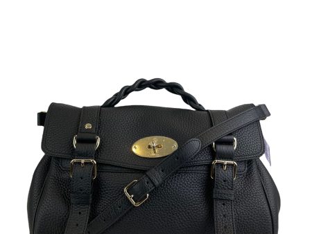 Mulberry Black Leather “Alexa” Satchel Discount