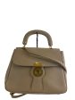 Burberry Tan Leather Shoulder Bag W  Detachable Strap Online Hot Sale