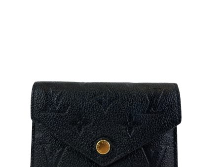 Louis Vuitton Black Empreinte Leather ‘Zoe’ Wallet Cheap