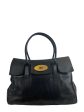 Mulberry Black Leather Bayswater Tote For Sale