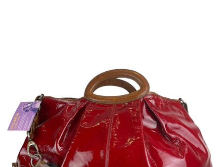 Marni Red Patent Leather Crossbody Shoulder Bag Online Sale