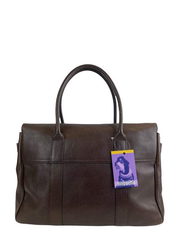 Mulberry Chocolate Brown Leather  Bayswater  Tote on Sale