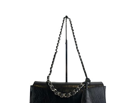 Mulberry Black Leather Medium  Top Handle Lily” Shoulder Bag on Sale