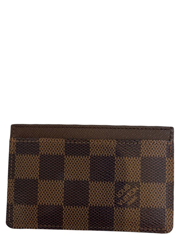 Louis Vuitton Damier Ebene Canvas Cardholder Discount