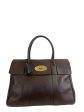 Mulberry Chocolate Brown Leather  Bayswater  Tote on Sale