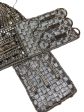 Dries Van Noten Silver Tone Embellished Large Belt For Discount