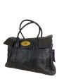 Mulberry Black Grained Leather  Bayswater  Tote Online now