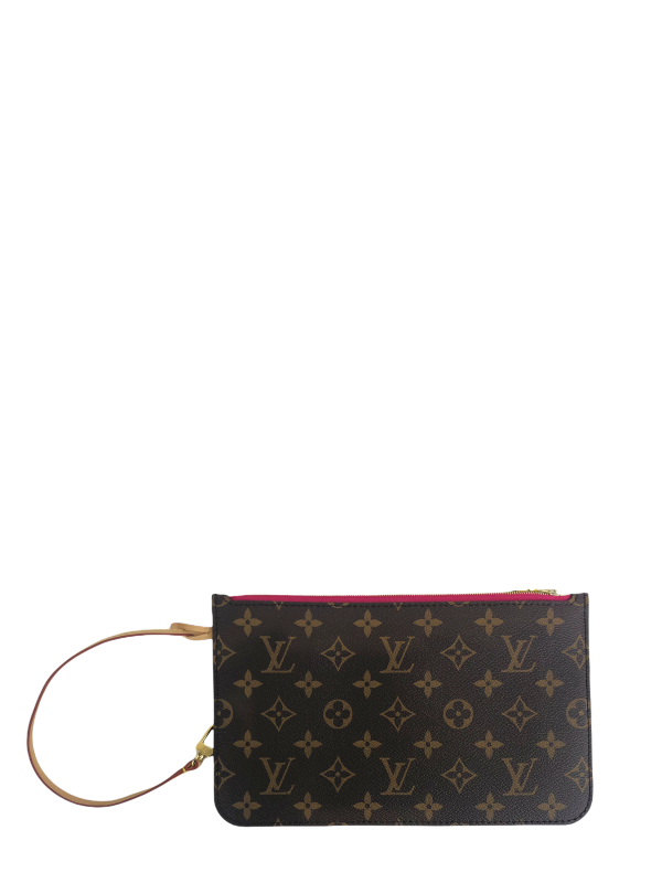 Louis Vuitton Monogram Canvas Pochette - Fuschia Lining Discount