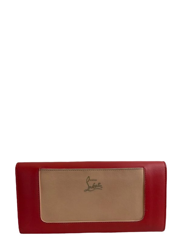 Christian Louboutin Pink Leather Wallet on Sale