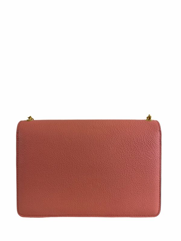 Mulberry BubbleGum Pink Grained Leather Medium  Darley  Crossbody on Sale